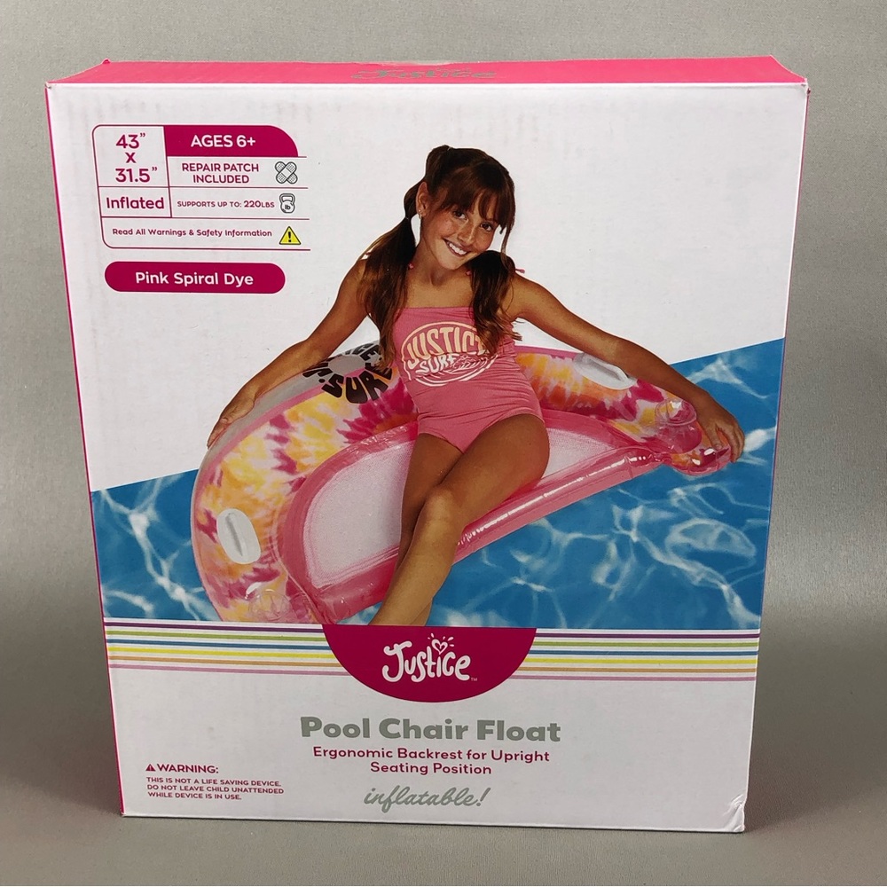 Justice Unisex Pool Chair Float
